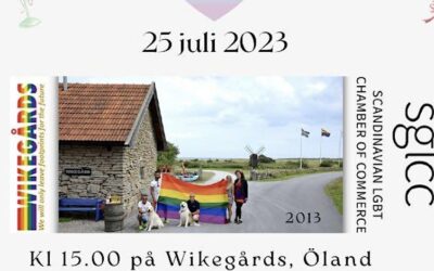 10-årsjubileum för Wikegårds Regnbågsflaggning