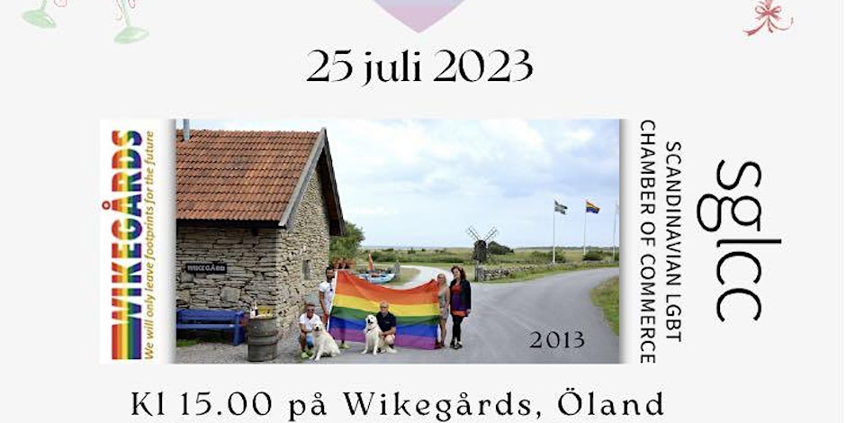 10-årsjubileum för Wikegårds Regnbågsflaggning